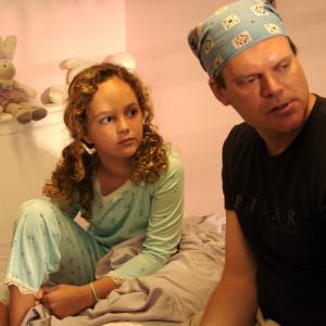 Actress Kendall Ganey with writerdirector Todd Thompson The Monster Under My Bed 2007