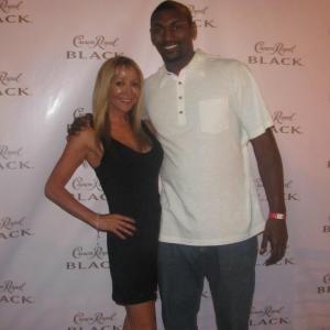 Constance  Metta World Peace at Think Like a Man wrap party