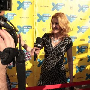 Ondi Timoner on the red carpet at SXSW for the premiere of here new film BRAND: A Second Coming