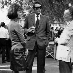 Gregory Peck and Anne Haywood With Director JLee Thompson The Chairman 1969 20th century fox