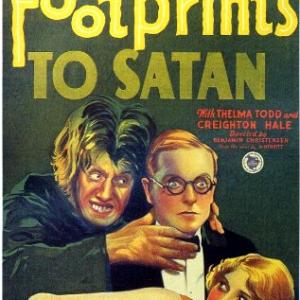 Creighton Hale Sheldon Lewis and Thelma Todd in Seven Footprints to Satan 1929