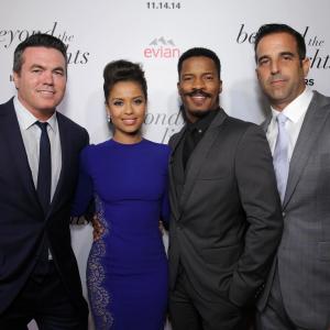 Tucker Tooley Nate Parker and Gugu MbathaRaw at event of Beyond the Lights 2014