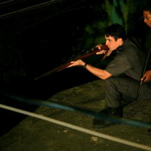 Still of Caio Junqueira and André Ramiro in Elitinis burys (2007)