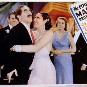 Groucho Marx and Raquel Torres in Duck Soup 1933