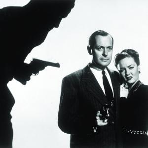 Still of Robert Montgomery and Audrey Totter in Lady in the Lake 1947