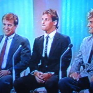 Jaque Johnston Michael Haley Ryan Tower as bachelor 3 on the all new dating game notice the HAIR!!lol