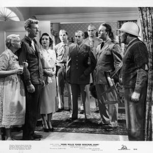 Still of Dan Dailey William Demarest and Colleen Townsend in When Willie Comes Marching Home 1950