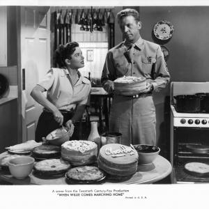 Still of Dan Dailey and Colleen Townsend in When Willie Comes Marching Home 1950