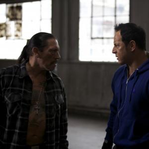 Danny Trejo and Hector Echavarria in Chavez Cage of Glory 2013