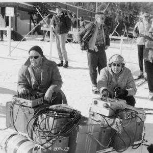 Ski Party Mammoth Mtn location 1965 Robert Post  Mixer Burdick Trask  Recordist State of the Art location sound package in 1965 Perfectone mix panel Nagra 14 recorder Ryder Sound dynamotor camerasync drive controller  requiring 3x45lb 12vdc deep cycle wet cell batteries for power source