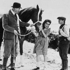 National Velvet Elizabeth Taylor R Owen and Mickey Rooney 1945 MGM