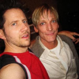 Jamie Kennedy and Patrick Treadway on the set of Finding Bliss