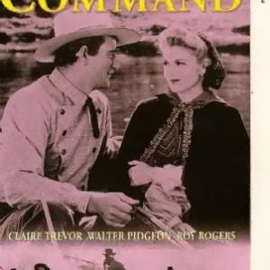 John Wayne and Claire Trevor in Dark Command 1940