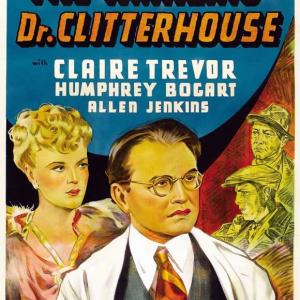 Edward G. Robinson and Claire Trevor in The Amazing Dr. Clitterhouse (1938)