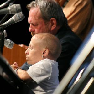 Terry Gilliam and Verne Troyer at event of The Imaginarium of Doctor Parnassus 2009