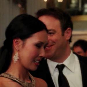 Still of Malana Lea and Paul Adelstein on 'Private Practice'