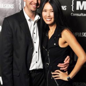 Malana Lea and director Nathan Atkinson at premier of 'Compulsions' in Los Angeles, California