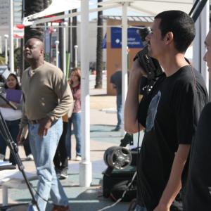 James directing Long Beach City video