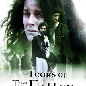 Film poster with Deborah Tucker, Simon Hamlin and Timothy Duvall, designed by Grant Kempster. TEARS OF THE FALLEN directed by Charles Cruz.