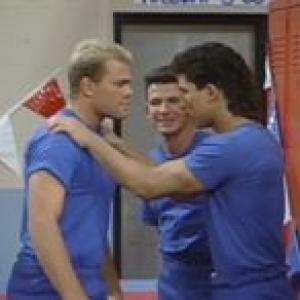 Dylan Tucker and mario Lopez saved by the bell