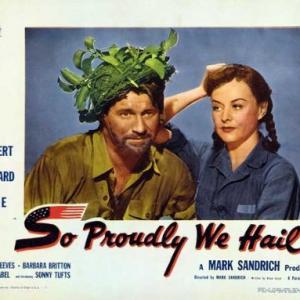 Paulette Goddard and Sonny Tufts in So Proudly We Hail! 1943