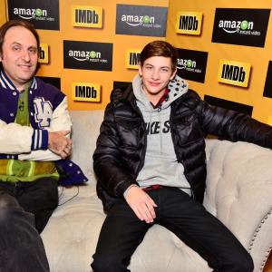 Gregg Turkington and Tye Sheridan at event of IMDb amp AIV Studio at Sundance 2015