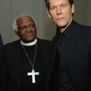 Kevin Bacon and Desmond Tutu
