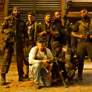David Twohy and his merc crew on set in Monreal for RIDDICK 2012