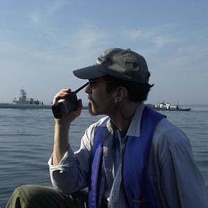 On Lake Michigan USS Silversides in background