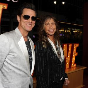 Jim Carrey and Steven Tyler at event of The Incredible Burt Wonderstone 2013