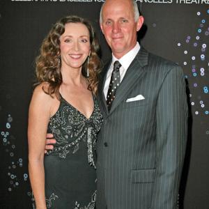 Andy Umberger and wife Teri Bibb at the 2010 LA Stage Ovation Awards