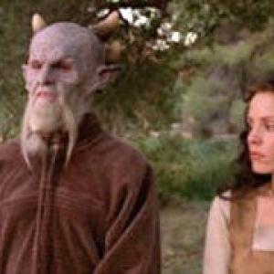 Andy Umberger as DHoffryn with Emma Caulfield in BUFFY THE VAMPIRE SLAYER