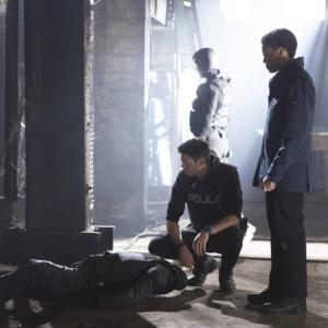 Still of Karl Urban and Michael Ealy in Almost Human (2013)
