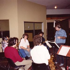 Recording horns for The Sydney Urshan Sessions