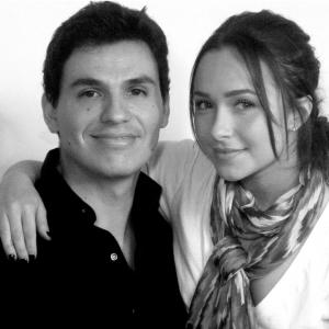 Actress Hayden Panettiere and director Andres Useche