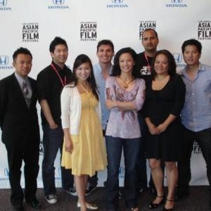Andres Useche Tamalyn Tomita Warren Fu Phil Yu at Asian Pacific Film Festival