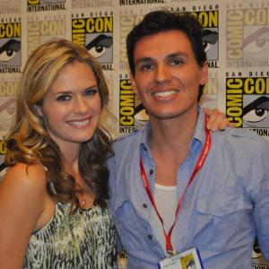 Actress Maggie Lawson director Andres Useche