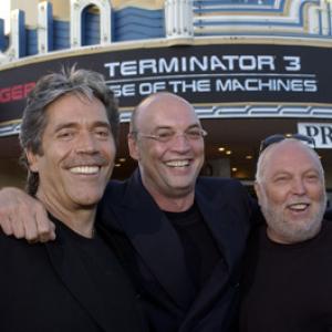 Moritz Borman, Mario Kassar and Andrew G. Vajna at event of Terminator 3: Rise of the Machines (2003)