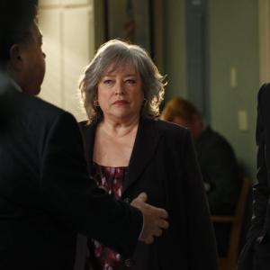 Still of Kathy Bates and Mark Valley in Harrys Law 2011