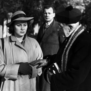 Still of Joseph Cotten Carol Reed and Alida Valli in The Third Man 1949