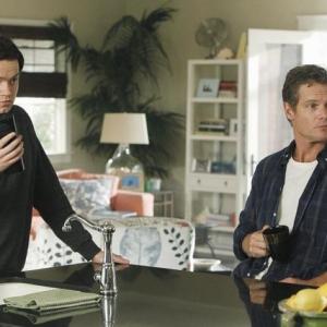 Still of Dan Byrd and Brian Van Holt in Cougar Town 2009