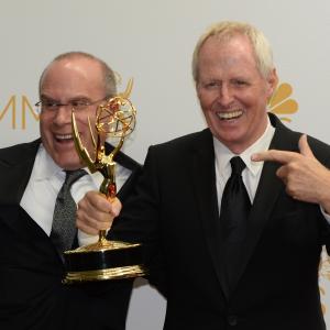 Jonathan Littman and Bertram van Munster at event of The 66th Primetime Emmy Awards 2014