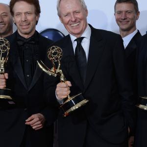Jerry Bruckheimer and Bertram van Munster at event of The 64th Primetime Emmy Awards 2012