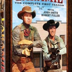 Robert Fuller and John Smith in Laramie 1959
