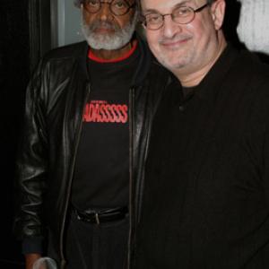 Salman Rushdie and Melvin Van Peebles at event of How to Get the Mans Foot Outta Your Ass 2003