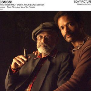 Still of Mario Van Peebles and Melvin Van Peebles in How to Get the Mans Foot Outta Your Ass 2003