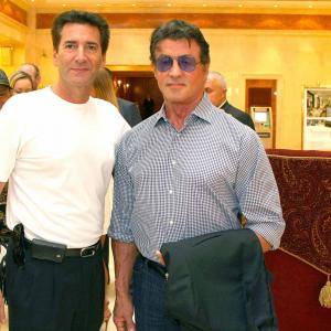 Bob Van Ronkel and Sylvester Stallone in Kiev, Ukraine.