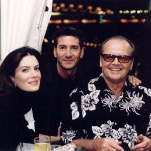 Bob Van Ronkel Jack Nicholson and Lara Flynn Boyle at the Moscow International Film Festival