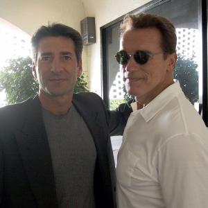 Bob Van Ronkel and Arnold Schwarzenegger in Beverly Hills