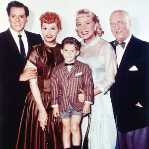 Still of Lucille Ball Desi Arnaz Jr William Frawley Richard Keith and Vivian Vance in I Love Lucy 1951